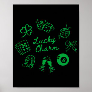 Lucky Charm St Patricks Day Lucky Klee T-Shirt_1 Poster