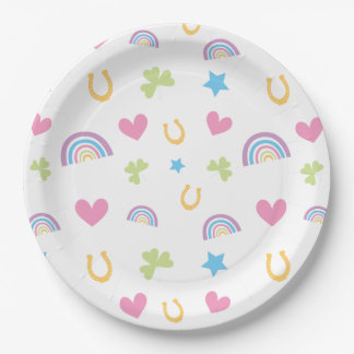 Lucky Charm St. Patrick's Day Plate Pappteller