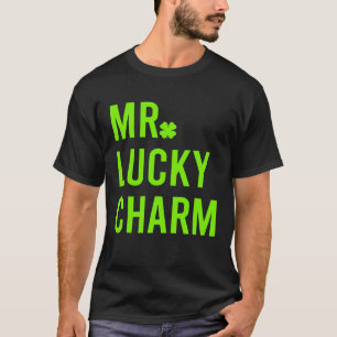 Lucky Charm Suspenders St Patricks Day Boys Kid T-Shirt
