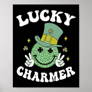 Lucky Charmer-Shirt Jungen Kinder Mädchen Lustig S Poster