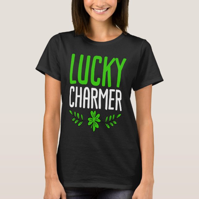 LUCKY CHARMER  St Patrick's Day  Boys Kids Girl  2 T-Shirt (Vorderseite)