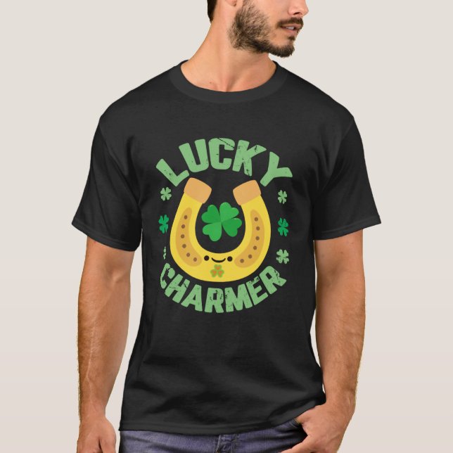 LUCKY CHARMER  Teacher Student School St Patrick s T-Shirt (Vorderseite)