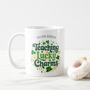 Lucky Charms lehren - Personalisierte St. Patrick' Kaffeetasse