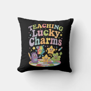 Lucky Charms Lehrer unterrichten am St. Patrick's  Kissen