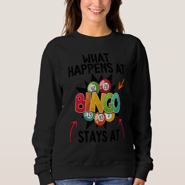 Lucky Charms   Women Men Lucky Bingo   Gambler Sweatshirt (Vorderseite)
