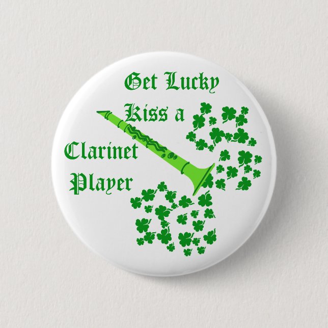 Lucky Clarinet Button (Vorderseite)