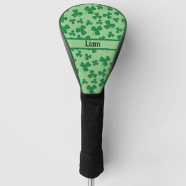 Lucky Closed Green Personalisiert Driver Golf Headcover
