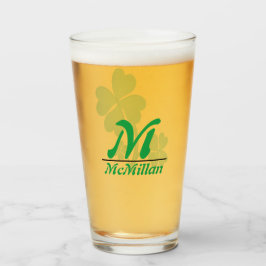 Lucky Closing Custom Monogram & Foto Glas