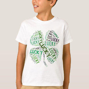 Lucky Closing Word Art T-Shirt