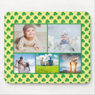 Lucky Clover: Anpassbare 5 Fotos Mousepad
