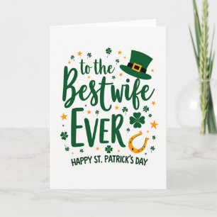 Lucky Clover Bestwife-Karte Karte
