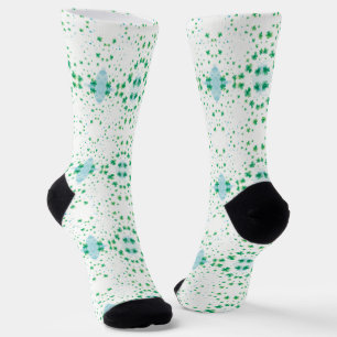 Lucky Clover Design für St. Patrick's Day Socken
