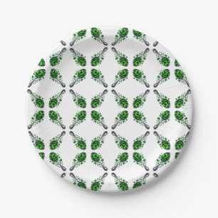 Lucky Clover 🍀 ein zeitloses Symbol guten Glücks Pappteller