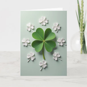 Lucky Clover Fine Art Karte