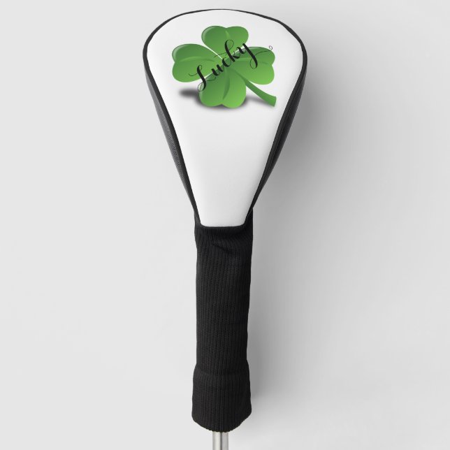 Lucky Clover Golf Headcover (Vorderseite)