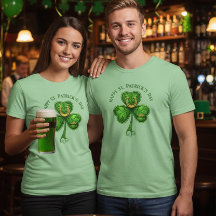 Lucky Clover Horseshoe Tee – St. Patrick’s Day
