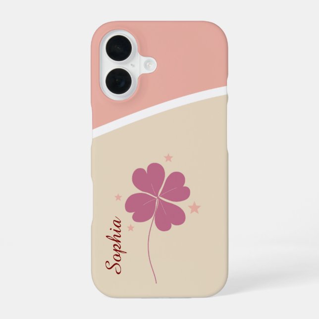 Lucky Clover iPhone Case - Ein süßes Geschenk für  iPhone 16 Hülle (Rückseite)