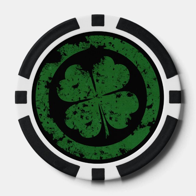 Lucky Clover Pokerchips (Vorderseite)