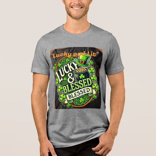 Lucky Clover St. Patrick's Day T - Shirt - Irish S (Vorderseite)