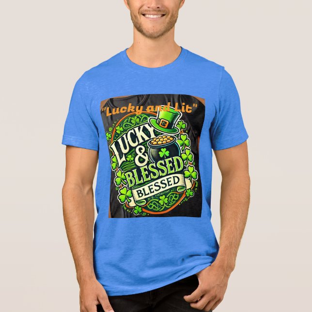 Lucky Clover St. Patrick's Day T - Shirt - Irish S (Vorderseite)