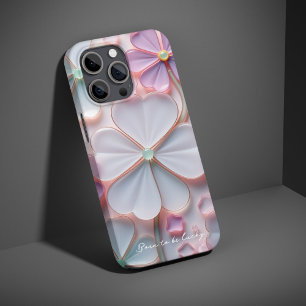 Lucky Clover verklebter Glass Effect St Patricks D Case-Mate iPhone Hülle