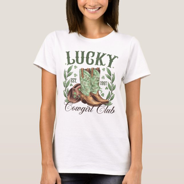 Lucky Cowgirl Club Shirt (Vorderseite)