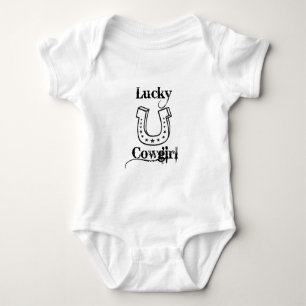 Lucky Cowgirl Gear Baby Strampler