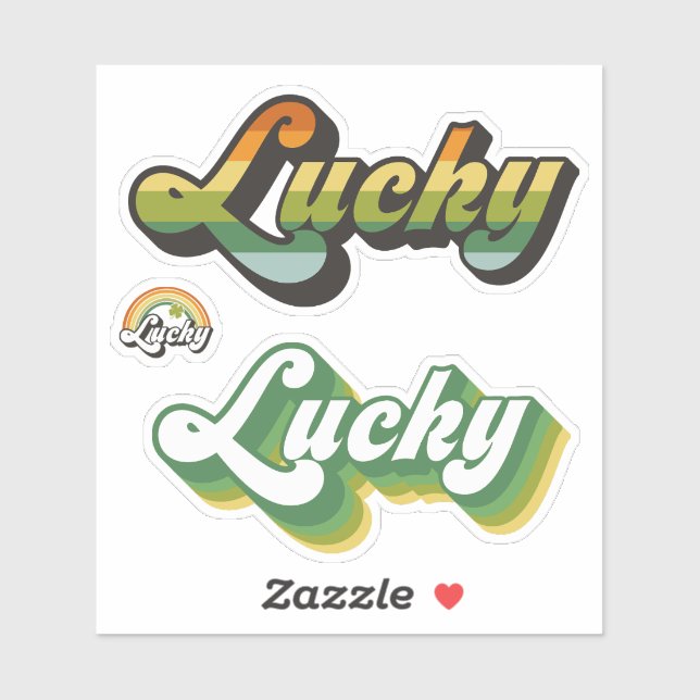 Lucky Cut Vinyl Stickers Aufkleber (Blatt)
