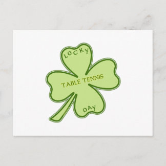 Lucky Day Pong Postkarte