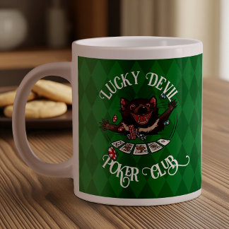Lucky Devil Poker Club Funny Piazza della Riforma Jumbo-Tasse