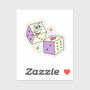 Lucky Dice Aufkleber