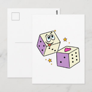 Lucky Dice Postkarte