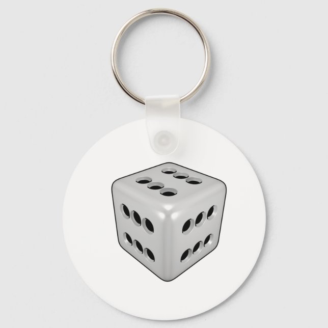 Lucky Dice Schlüsselanhänger (Vorderseite)