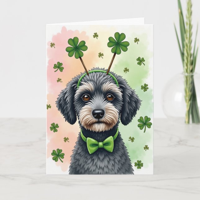 Lucky Dog Celebration Card Karte (Vorderseite)