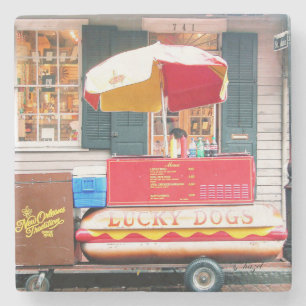 Lucky Dog, Lucky Dog's Untersetzer, New Orleans, Steinuntersetzer