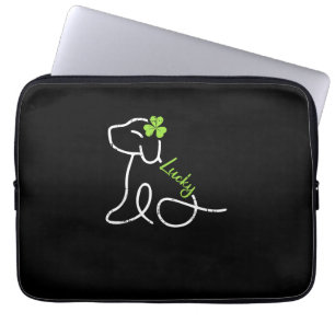 Lucky Dog St Patricks Day Niedlich Irish Puppy Sha Laptopschutzhülle