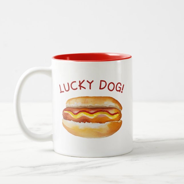 Lucky Dog Summer Cookout Kaffeepause Tasse - Funny (Links)