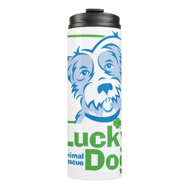 Lucky Dog Thermosbecher (Vorderseite)
