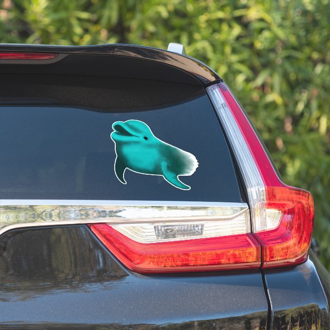 Lucky Dolphin Aufkleber (Auto Seite)