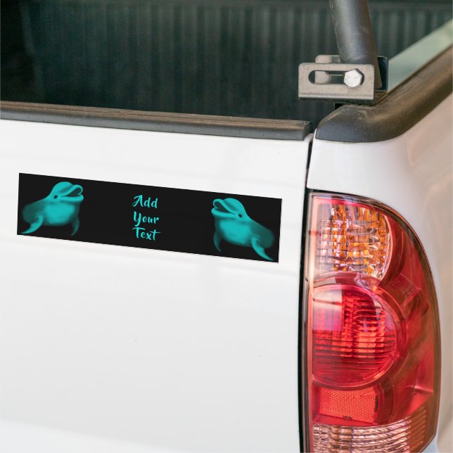 Lucky Dolphin Autoaufkleber (Auf Lkw)