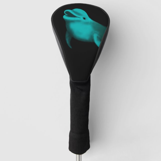 Lucky Dolphin Golf Headcover (Vorderseite)