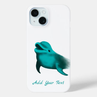 Lucky Dolphin - Ihren Text hinzufügen Case-Mate iPhone Hülle