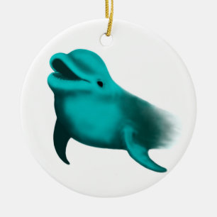Lucky Dolphin Keramik Ornament