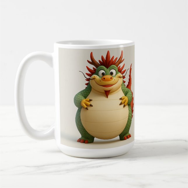 Lucky Dragon Smile Tasse (Links)