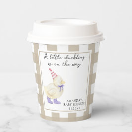 Lucky Duck Babydusche Pappbecher