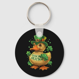 Lucky Duck Kleeblatt Funny St Patricks Day Schlüsselanhänger
