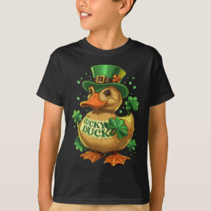 Lucky Duck Kleeblatt Funny St Patricks Day T-Shirt