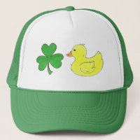 Lucky Duck Kleeblatt Rubber Ducky St. Patrick's Da