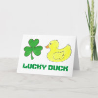 Lucky Duck Kleeblatt St. Patrick's Day Viel Glück