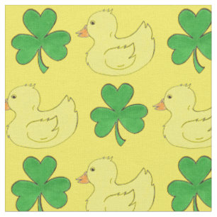 Lucky Duck St. Patrick's Day Rubber Ducky Kleeblat Stoff